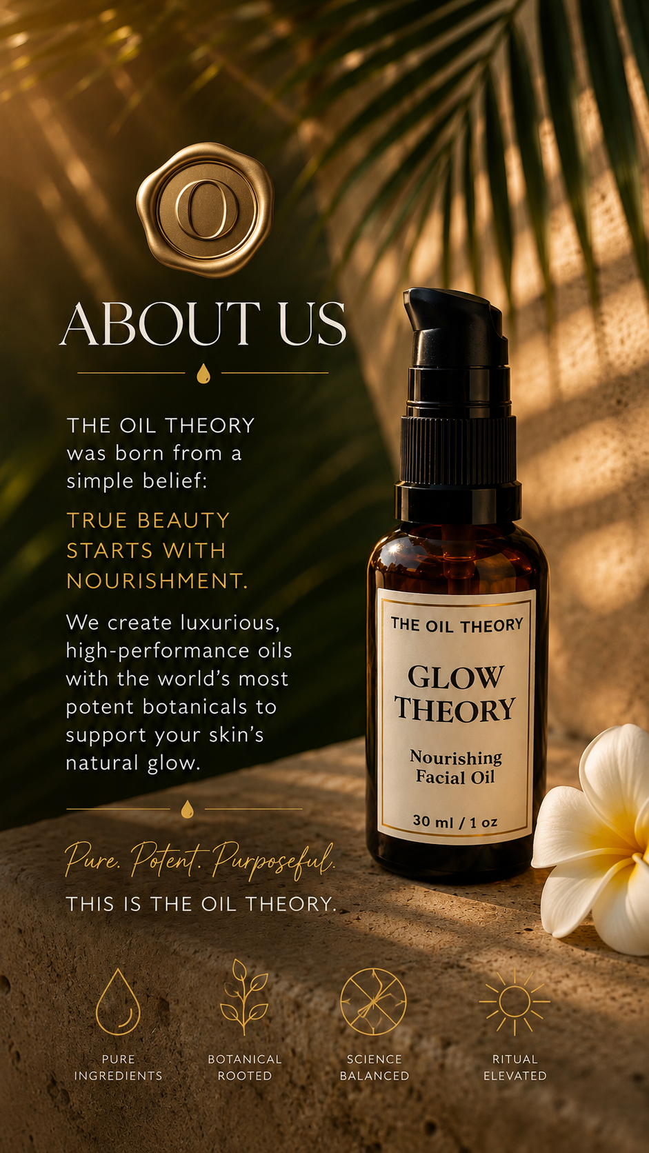Glow Theory Nourishing Facial Oil | 1 oz